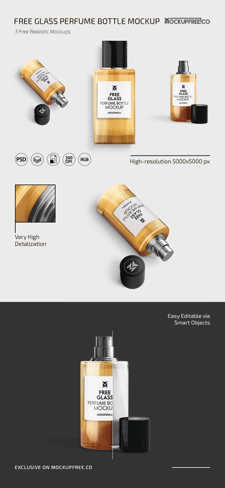 Mockup Design Mockup Perfume Bottle Mockup Creative 