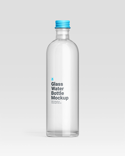 Clear Plastic Water Bottle Mockup - Free Download Images High