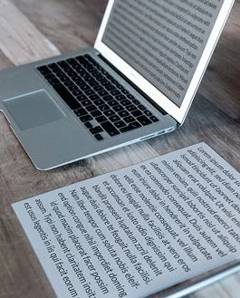 Free Letterhead and MacBook PSD Mockup