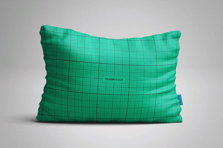 Free Long Pillow PSD Mockup