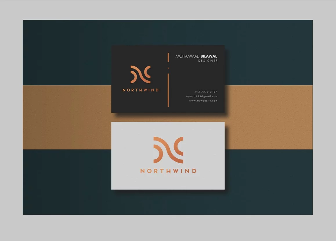 Free Luxury Business Card PSD Mockup Template