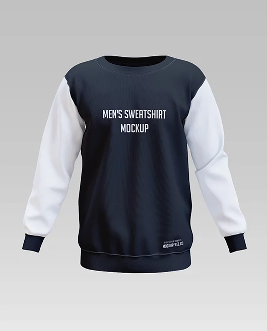 Free Men’s Sweatshirt PSD Mockup