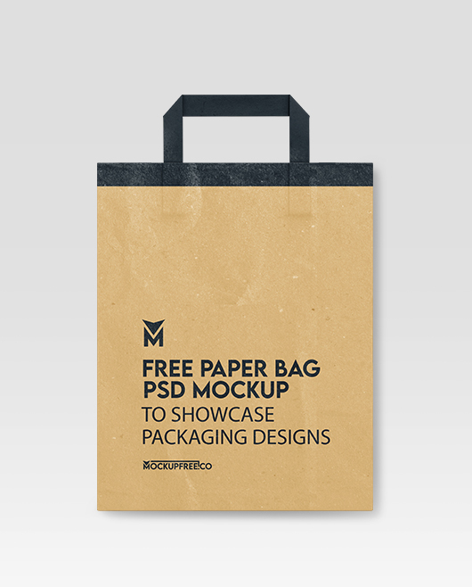 Free Paper Bag PSD Mockup To Showcase Packaging Designs - Mockupfree.co