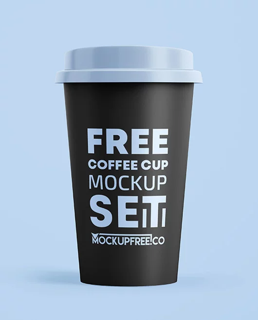 Free Paper Coffee Cup PSD Mockup