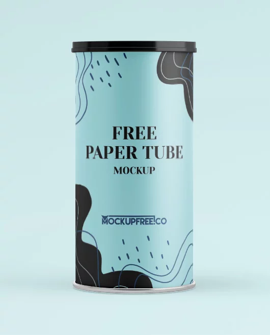 Free Paper Tube PSD Mockups