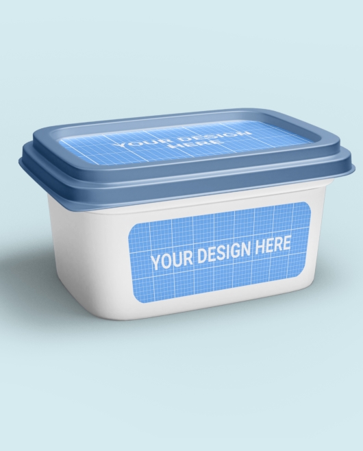 Free Plastic Container PSD Mockup Template - Mockupfree.co