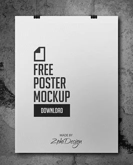 Free Poster Mock-Up