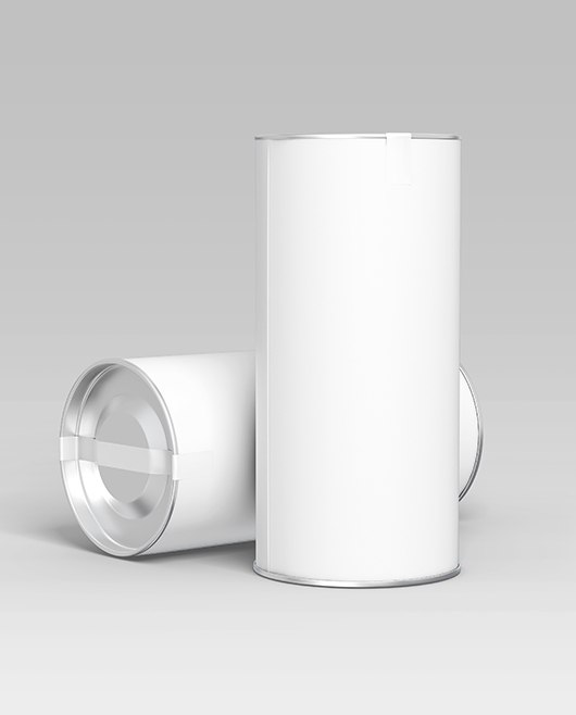 Blueprint Cardboard Psd Tube Mockup