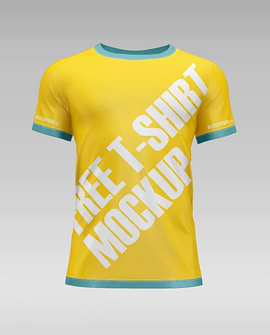 Free PSD T-Shirt Mockup Template