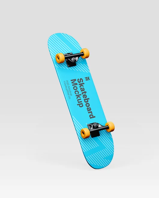 Free Skateboard PSD Mockup