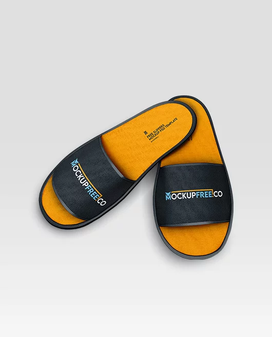 Free Slippers Mockup PSD Template