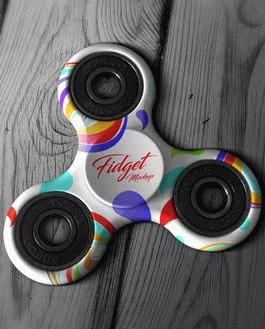 Free Tri-Fidget Spinner Hand Toy Mockup PSD