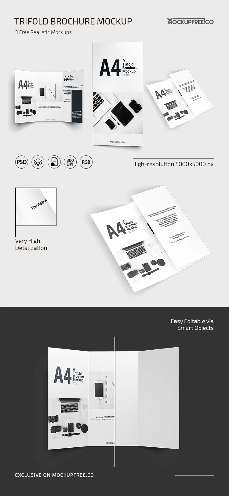 Free Brochure Mockups