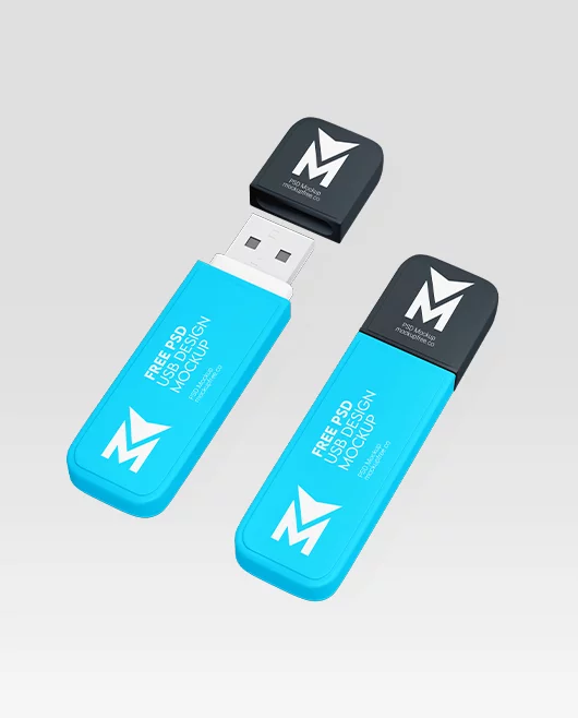 Free USB Design Mockup (PSD)