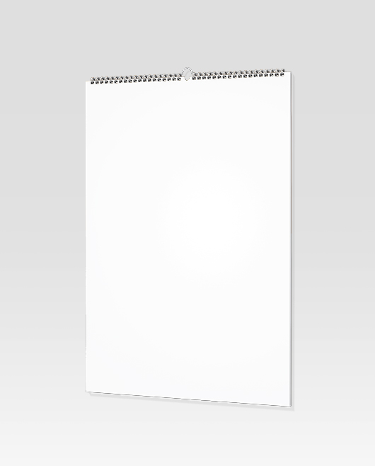 Free Wall Calendar Mockup PSD Set for Adobe