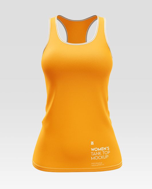 Women Tank Top Mockups PSDs