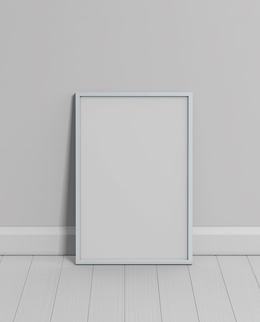 Free Wooden Standing Frame Poster PSD Mockup Set for Photoshop