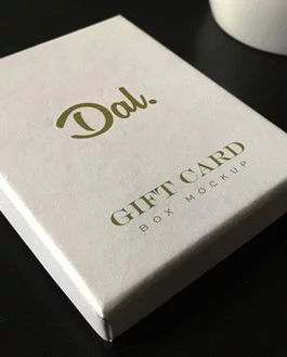 Gift Card Box Free PSD Mockups