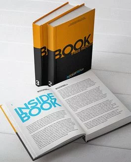 Hard Cover Book – 10 Free PSD Mockups