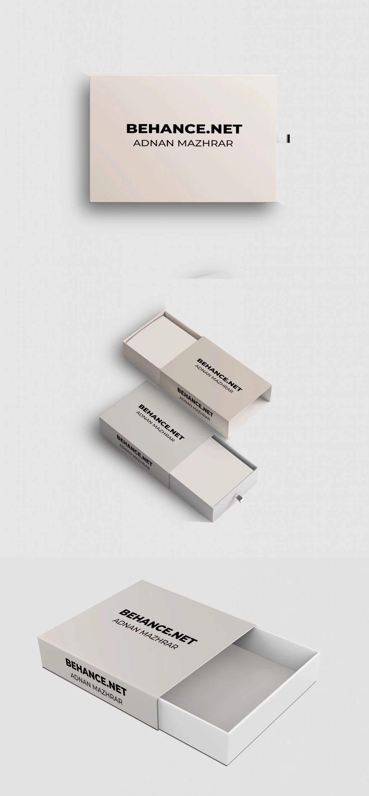 Free Sleeve Box Mockup PSD Template