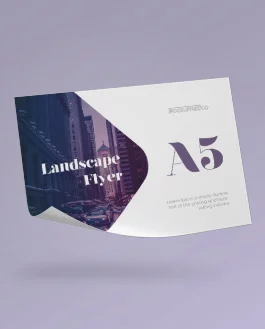 Landscape Flyer – 2 Free PSD Mockups