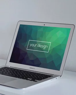 Mac Air Free PSD Mockup