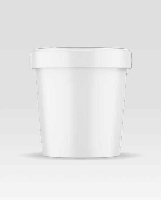 Matte Ice Cream Cup Mockup Set in PSD for Photoshop