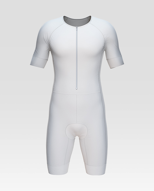 Men's Cycling Skin Suit Mockup Template Set in PSD