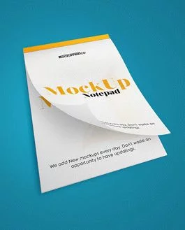 Notepad – Free PSD Mockup