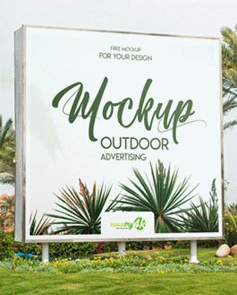 Free Outdoor Ads PSD Mockups 