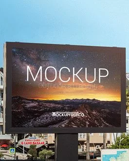 Outdoor Billboard – Free PSD Mockup