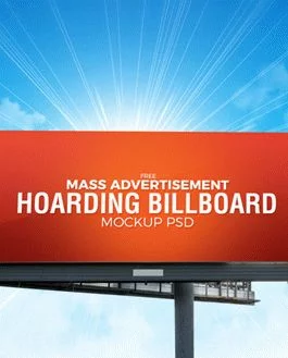 Outdoor Mass Advertisement Hoarding
