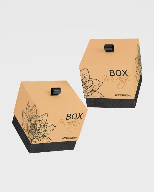 Paper Box – 2 Free PSD Mockups