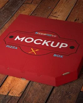 Pizza Box – Free PSD Mockup