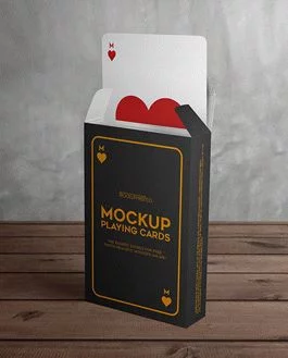 Playing Cards – 3 Free PSD Mockups