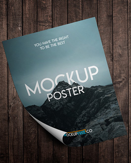 Poster – 2 Free PSD Mockups - Mockupfree.co