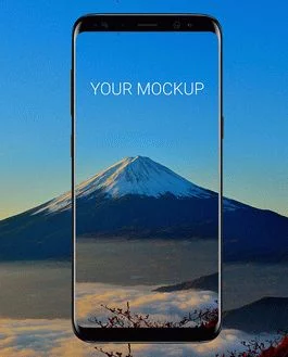 Samsung Galaxy S8 Free PSD Mockup