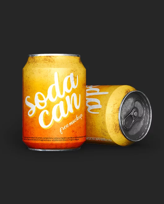 Soda Can – Free PSD Mockup