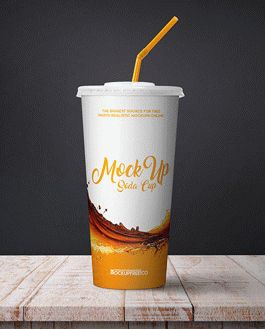 Free Paper Soda Cup Mockup PSD Set - Good Mockups