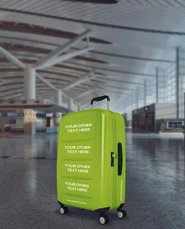 Suitcase – Free PSD Mockup