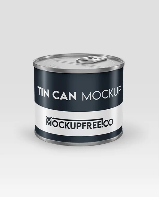 Tin Can PSD Mockup