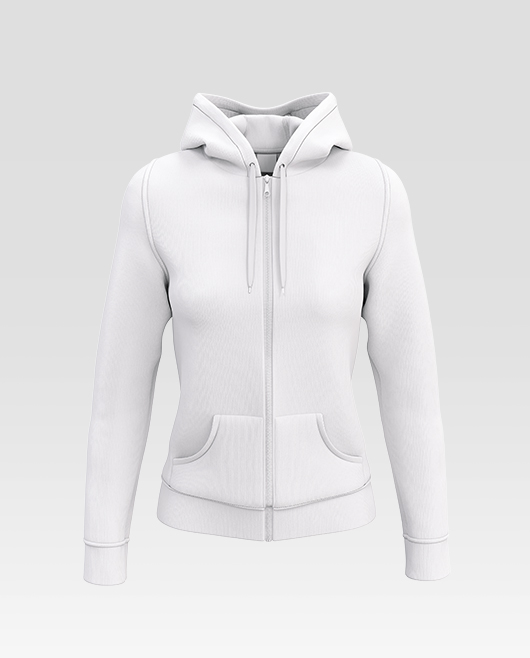 Zip discount hoodie mockup