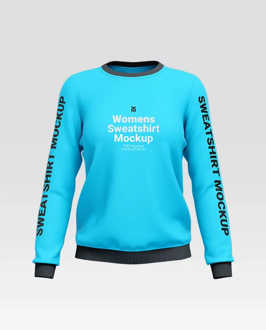 Women’s Sweatshirt PSD Mockup