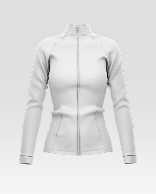 Women's Training Jacket Mockup PSD Template Set