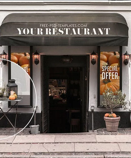 15 Facades and StoreFronts PSD Mockups