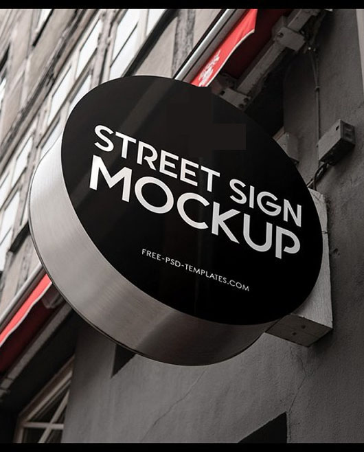 Cafe/Bar/Restaurant Signboard MockUp