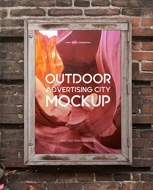 Outdoor Advertising City Mock-Up V2
